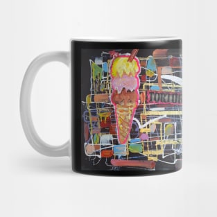 Pop-art Abstract Icecream Tourture 198 Mug